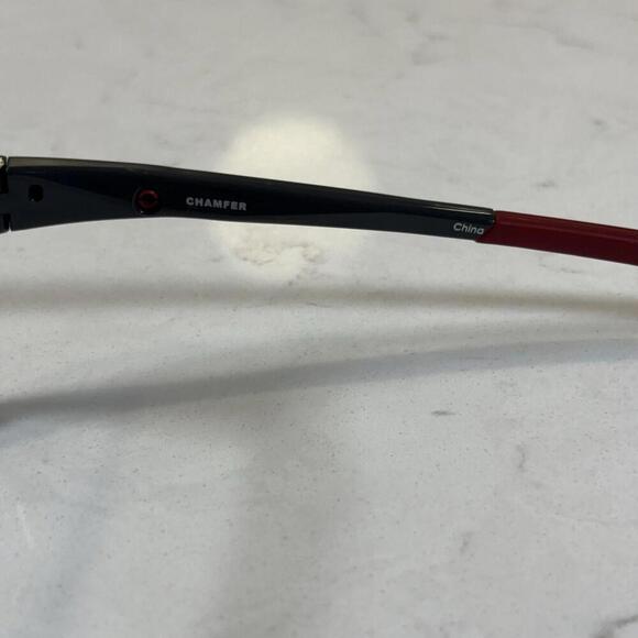 Oakley OX 8039-0553 Chamfer Eyeglasses Glasses Gray Pavement Red 53mm - Picture 7 of 9